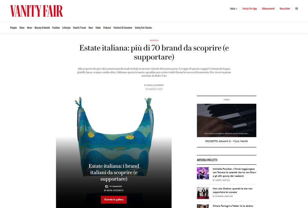 Estate italiana più di 70 brand da scoprire (e supportare), 24th May 2020 - Vanity Fair