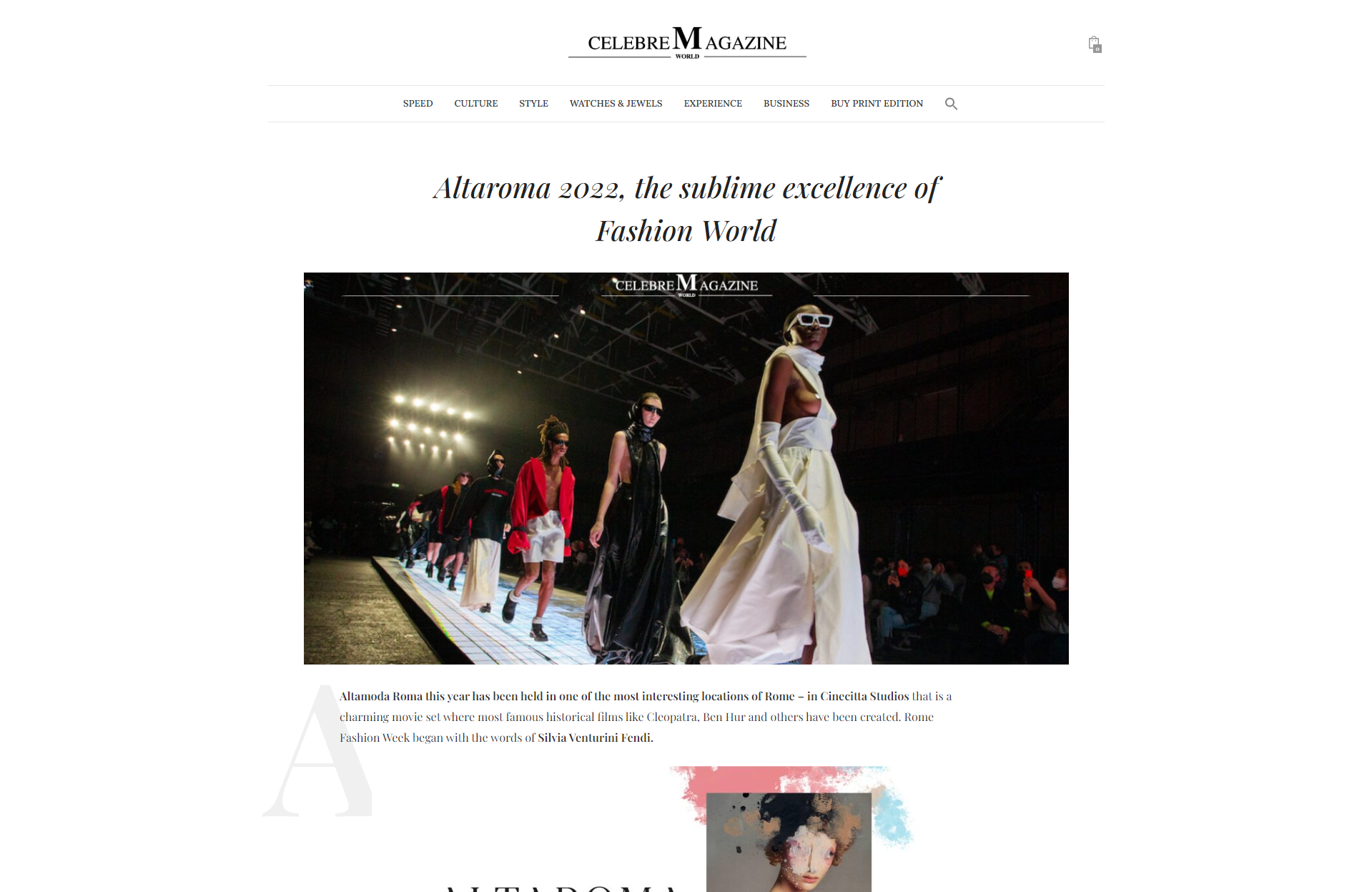 Altaroma 2022, the sublime excellence of Fashion World, Fall 2022 - Ce ...